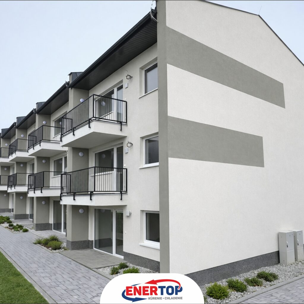 Domaňovce – bytový dom s vykurovaním pre moderné bývanie