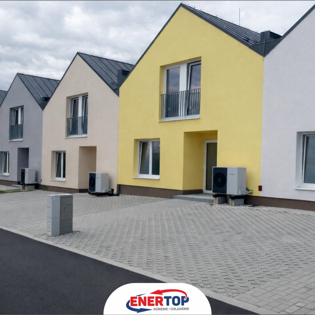 Studenec – radové domy s moderným vykurovaním, chladením a zdravým vnútorným prostredím