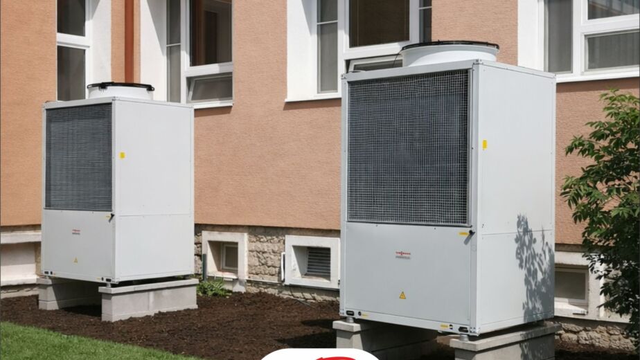 Spišské Podhradie škola kúrenie, Spišské Podhradie škola , moderné kúrenie pre základnú školu, tepelné čerpadlá pre školy, rekonštrukcia kúrenia v škole, Spišsské Pohradie základná škola, Enertop, tepelné čerpadlo viessmann,