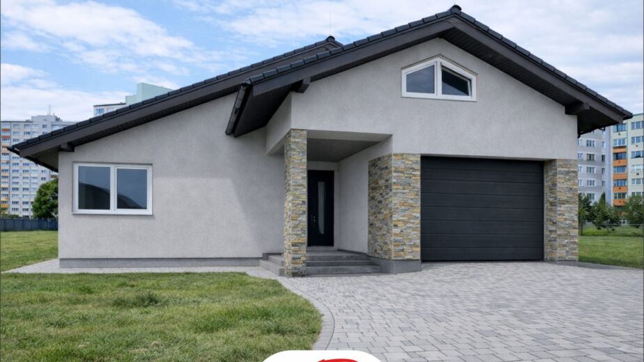 Dvojpodlažný rodinný dom v Prešove s tepelným čerpadlom Panasonic, realizácia ENERTOP