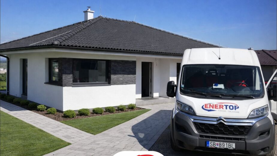 Tepelné čerpadlo Panasonic v developerskom projekte novostavieb rodinných domov v Košiciach - Enertop.